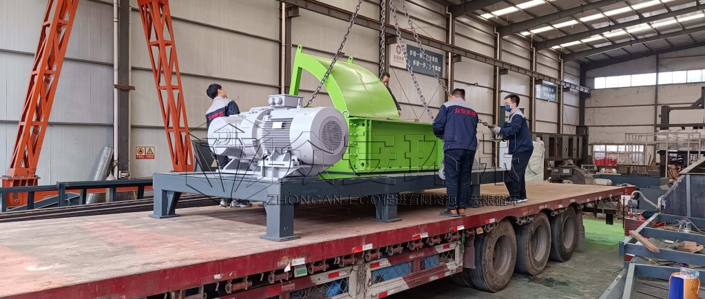 湖南垃圾中转站配套大件垃圾处置设备发货