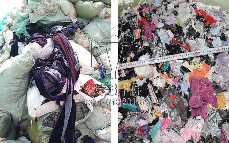 废纺布料破碎+压块生产线 垃圾资源再生的新选择