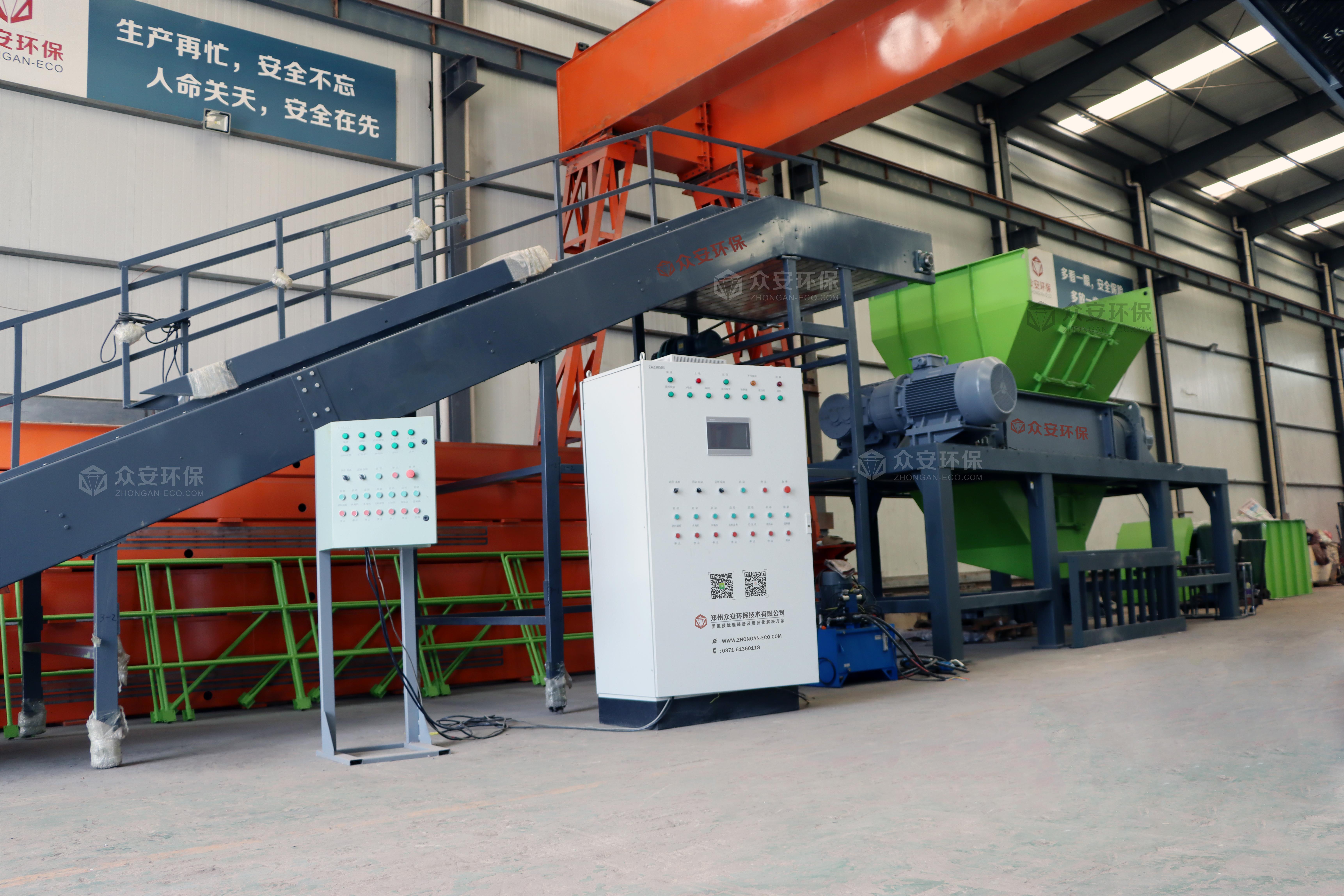 70%-80%减容奇迹：大件垃圾撕碎机的环保之力