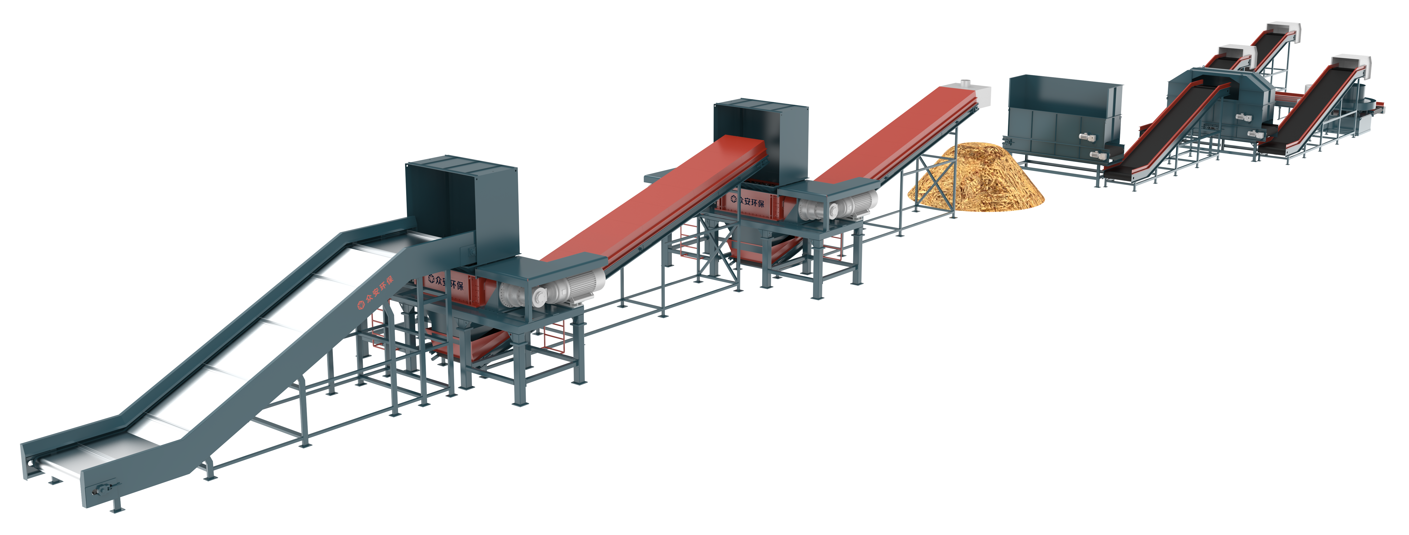 生物质预处理及成型系统